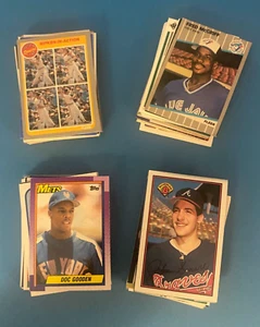 Lote de 100 cartas de béisbol estrellas de la corte novatos años 80 y 90 (S727) - Imagen 1 de 13