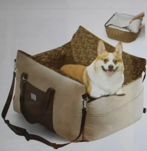 Small Dog Car Seat: Pet Booster Seats Up to 25lbs, Portable Multifuctional - Picture 1 of 7