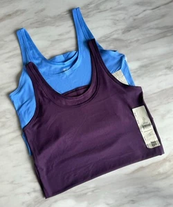 2 Pack NO BOUNDARIES Women Juniors Scoop Cami Tank Top Stretch  Sz S(3-5) NEW - Picture 1 of 26