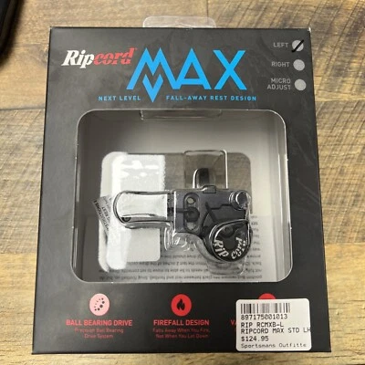 New Ripcord Max RCMXB-L Black LH Arrow Rest - Image 1 of 3
