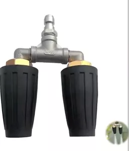Pressure Washer Accessories Rotating Dual Turbo Nozzle, 1/4 Inch 3600 PSI 025 - Picture 1 of 8
