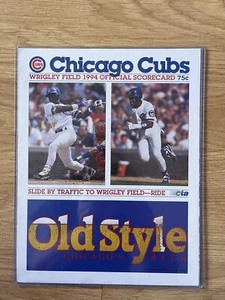 MICHAEL JORDAN MLB DEBUT OFFICIAL SCORECARD 1994 White Sox vs Cubs 4/7/94🔥RARE - Picture 1 of 6