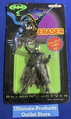 Batman™️ Forever 1995 DC Comics 3.5” BATMAN Eraser 🆕 and SEALED - Image 1 of 3