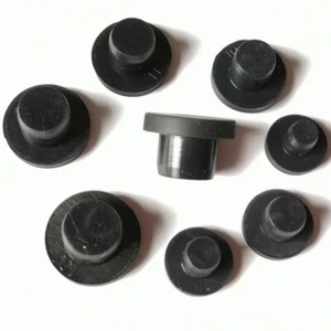 Blak Round Silicone Rubber Blanking End Cap Inserts Seal Plug Stopper 2.6~14mm - Picture 1 of 6
