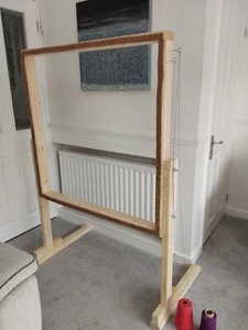 Telaio tappeto tufting 98 cm x 98 cm e supporto adatto per pistola tufting - Foto 1 di 3