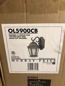 Feiss Martinsville 2-Light Corinthian Bronze Outdoor Wall Fixture / 357 - Picture 1 of 2