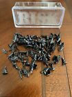 RISK 1998 Board  Game Replacement Pieces: 60 Black Army Pieces VINTAGE
