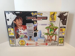 2011 Pokemon Unova Region Playset With Figure BRAND NEW Open Box Jakks Pacifica - Picture 1 of 13