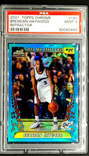 2001 Topps Chrome Refractor #148 Brendan Haywood RC Rookie PSA 9 *Only 4 Higher*