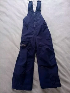 Columbia Tectonite Ski Snow Suit Bibs Overalls Youth Size 4/5 Blue Kids - Picture 1 of 7