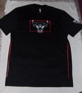 NBA Chicago Bulls Large Black Mens UNK Team Logo T-Shirt NWT - Picture 1 of 3