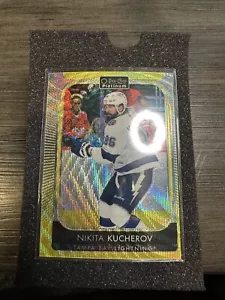 2021-22 O-Pee-Chee Platinum - Nikita Kucherov #102 Neon Yellow Surge - Picture 1 of 2