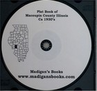 Macoupin Co Illinois IL plat genealogy Carlinville land owners history CD