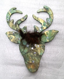 The Celtic Deer _ Very Celtic Holiday Decoration_ Unique Original Artwork - Picture 1 of 1