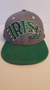 Mütze Kappe Notre Dame Fighting Irish 3D bestickt verstellbar Druckknopflasche New Era - Bild 1 von 6