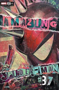 AMAZING SPIDER-MAN #37 JOHN GIANG SPIDER-PUNK ROCK POSTER TRADE DRESS VARIANT - Picture 1 of 1