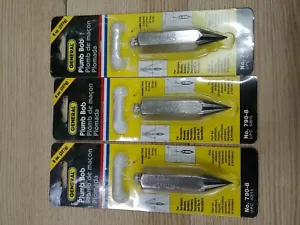 3 pack General Tools 790-8 Hexagon Steel Plumb Bob, 8 Ounce - Picture 1 of 1