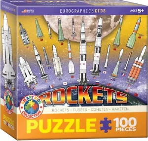 EuroGraphics International Space Rockets Puzzle - 100 Pieces - Picture 1 of 3