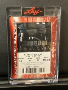 Colección de entradas Leaf Game Day 2023 Deebo Samuel #TC-42 - 05/11/2016 - Imagen 1 de 3