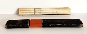 Vtg Slide Rule Dennert & Pape Altona Bel Hamburg Germany DRP No 126499 w/ Box - Picture 1 of 23
