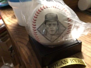 Nolan Ryan Commemerative Baseball w/ Display Stand Avon Sealed New In Box - Picture 1 of 5