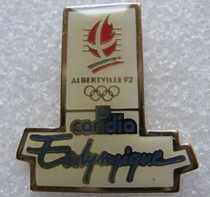 Pin's JO Jeaux Olympique Albertville 92 Marque CANDIA Ecolympique #B3 - Imagen 1 de 1