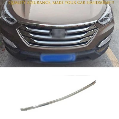 Parachoques delantero cromado brillante para Hyundai Santa Fe 2013-2018 Foto 1 de 2