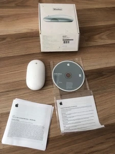 Apple Wireless Mighty Mouse (MA272ZM/A) White, Boxed with Software in GWO A1197 - Picture 1 of 3