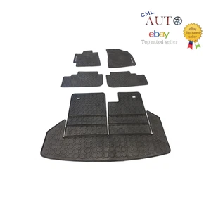2011-2013 TOYOTA HIGHLANDER ALL WEATHER FLOOR & CARGO LINER MATS BLACK OEM - Bild 1 von 17