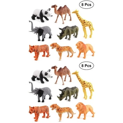 2 Count Animals Toys for Kids Figures Boys Simulation Fun - Image 1 of 4