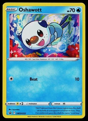 Pokemon SWSH: Sword & Shield Promo Cards SWSH222 Oshawott - Image 1 of 2