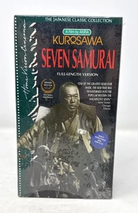 Seven Samurai VHS Movie (2-Tape Set) Akira Kurosawa  - Picture 1 of 3