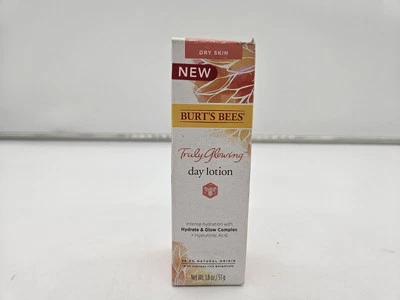 Burt's Bees Truly Glowing Day Lotion hydrate glow complex hyaluronic acid  1.8oz - Image 1 of 4