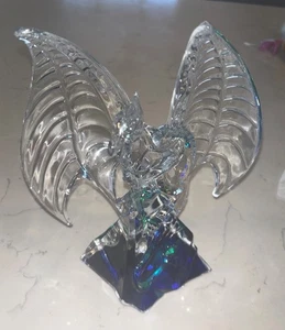 MYSTISCHER DRACHE DES SMARAGDREICHS (Franklin Mint) -- 10 1/2 x 8 x 5 Kristall - Bild 1 von 5