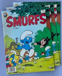 Marvel Comics SMURFS Treasury (Large Size) No. 1 PEYO Art/Stories 1982 VG Scarce - Picture 1 of 5