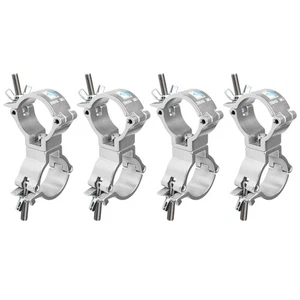 4er-Pack 2 Zoll drehbare Traversenschellen, Schwerlast Doppelrohrkupplungen für O.D. 1... - Bild 1 von 8
