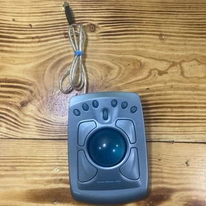 Kensington Turbo Mouse Pro USB Trackball 64214 Ambidextrous Wired Mouse READ - Picture 1 of 8