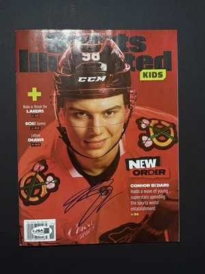 Connor Bedard Signed Sports Illustrated Kids Magazine Autographed Auto JSA COA - Image 1 of 2