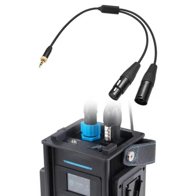 TRS to Male Female Stage Light Cable 3.5mm to 2 - Image 1 of 4