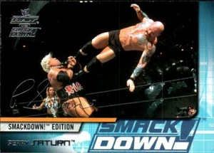 2002 Fleer WWE Raw vs. Smackdown Edition tarjeta de lucha libre #58 Perry Saturn - Imagen 1 de 2