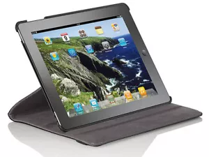 iPad2 edle Schutzhülle mit drehbarer Aufsteller-Funktion Smart Tasche Cover Case - Picture 1 of 1