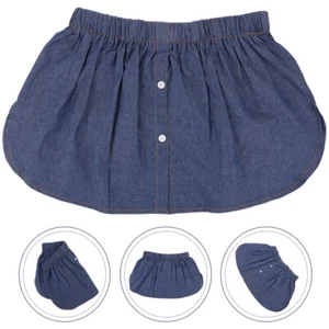 Women Underskirt Shirt Extender A-line Short Skirt Lower Sweep Skirt - Picture 1 of 12
