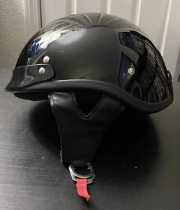 T-67 PC Motorcycle 1/2 Helmet XL, DOT Approved - Picture 1 of 6