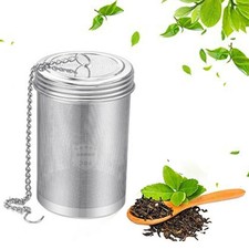 Stainless Steel Mesh Tea Infuser Metal Cup Strainer Loose Leaf Filter With Lid