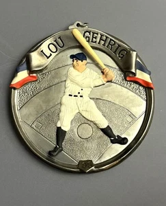 Hallmark Keepsake 1995 Lou Gehrig Christmas Ornament MVP Baseball Hall Of Fame - Picture 1 of 7