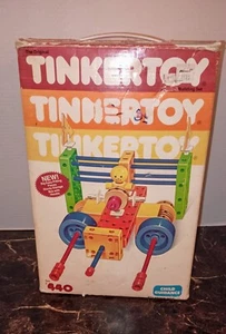 Vintage ~ TINKERTOY BUILDING SET ~ #440 ~ As Is Pictured Incomplete Read - Picture 1 of 6