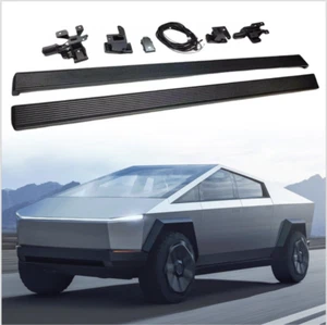 Deployable Electric Running Board Side Step Bars For Tesla Cybertruck 2024 2025 - Picture 1 of 15