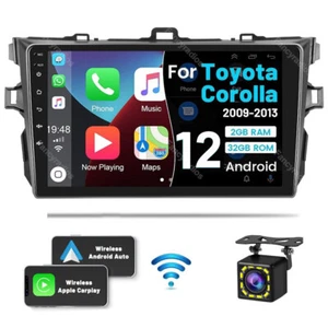 For TOYOTA COROLLA 2009-2013 Carplay 32G Android 13 Car Stereo Radio GPS Navi FM - Picture 1 of 13