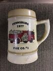 2 - Friendship Fire Dept mug/stein 1976 Boyertown, Pennsylvania & Pennsburg Fire