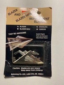 Vintage NOS Blazer And Blazer Max Replacement Blades Archery Broadleaf - Picture 1 of 2